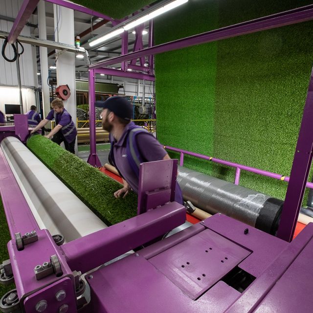 synthetic grass production