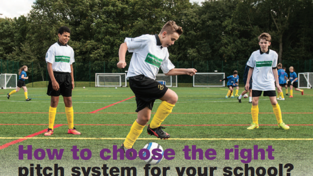 How to choose the right pitch system for school, university synthetic pitch, school artificial grass