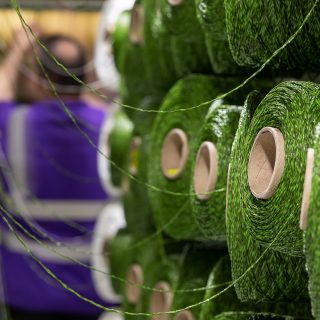 artificial grass synthetic turf manufacturer factory yarn