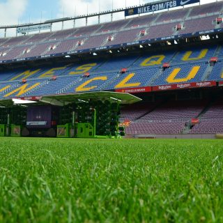 SISGrass electric machine at FC Barcelona