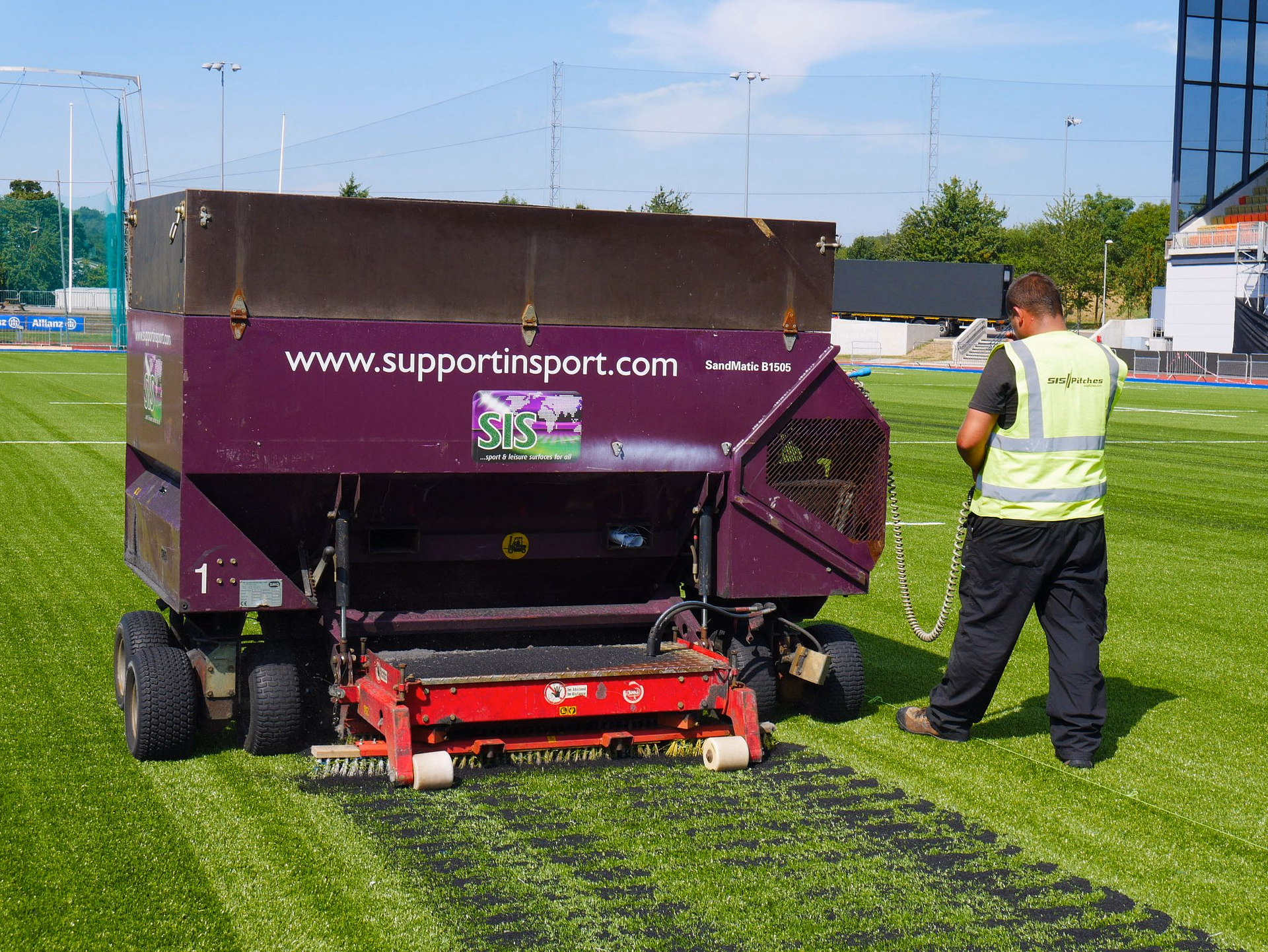 infill machine top up at saracens