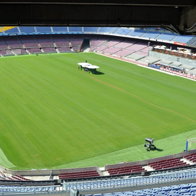 SISGrass electric machine at FC Barcelona
